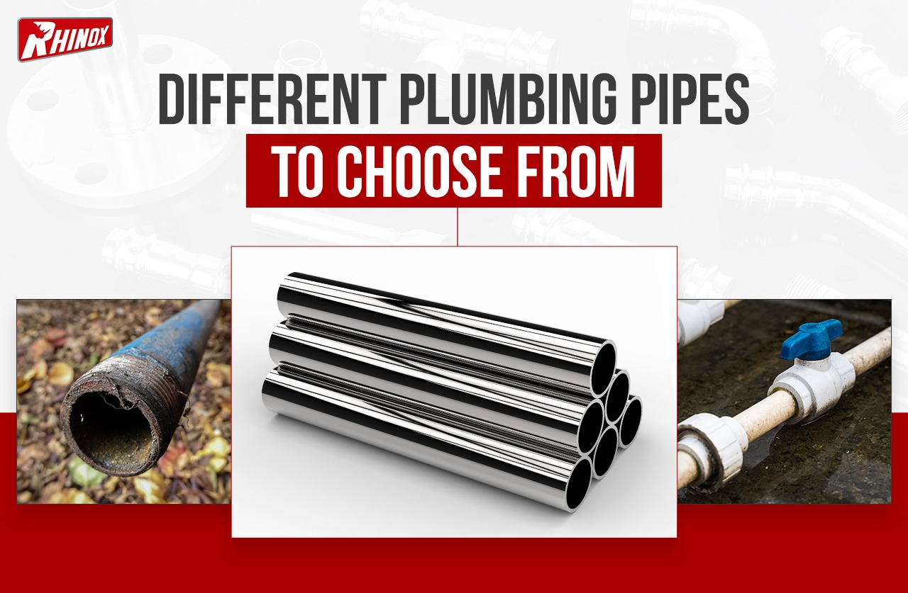 Different Plumbing Pipes To Choose From